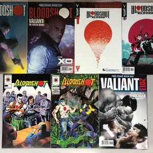 BLOODSHOT : NINE (NINE) ISSUE COMIC BOOK LOT - VALIANT COMICS